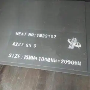 Плита из углеродистой стали, A283 GR.C, 15 X 1000 X 2000MM