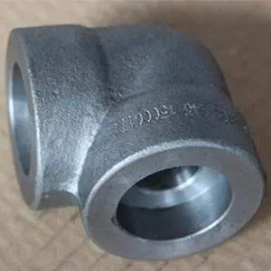 90-Градусное Колено Трубы, ASTM A105, 6000 LB, DN25 mm