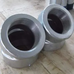 Оцинкованное колено трубы 45D, ASTM A105, CL3000, DN80