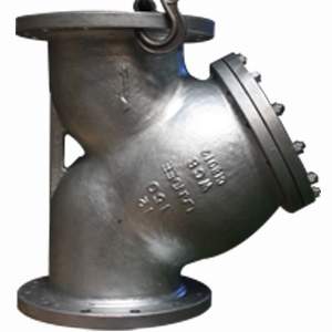Оцинкованный Y-фильтр,  ASTM A216 WCB, DN300, PN20
