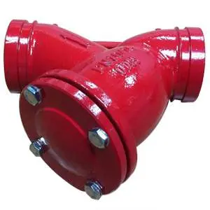 Чугунный калиброванный Y-образный сетчатый фильтр