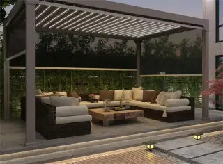 Alumium Pergolas, Powder Coated, Rot Proof, Waterproof