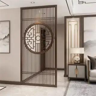 Room Dividers Partition, SS ASTM A276 316, Hairline Surface