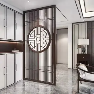 Room Dividers Partition, SS ASTM A276 316, Hairline Surface