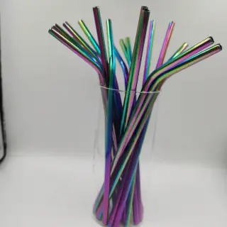 LFGB Drinking Straws, Eco-Friendly Stainless Steel 304