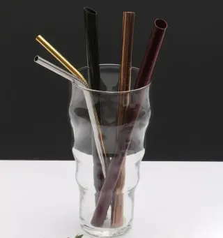 Coloured Stainless Steel Straw, Dia 12 MM, Length 266.7 MM