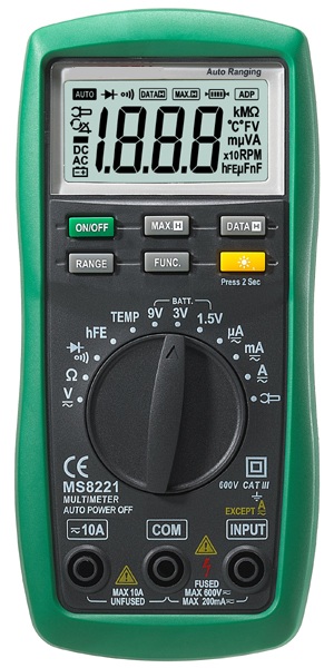Digital Multimeter MS8221