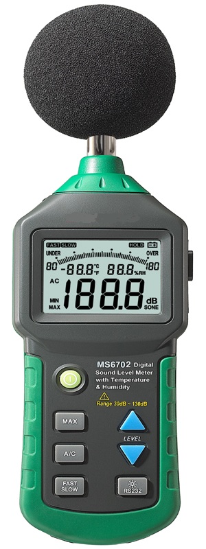 Digital Sound Level Meters MS6702