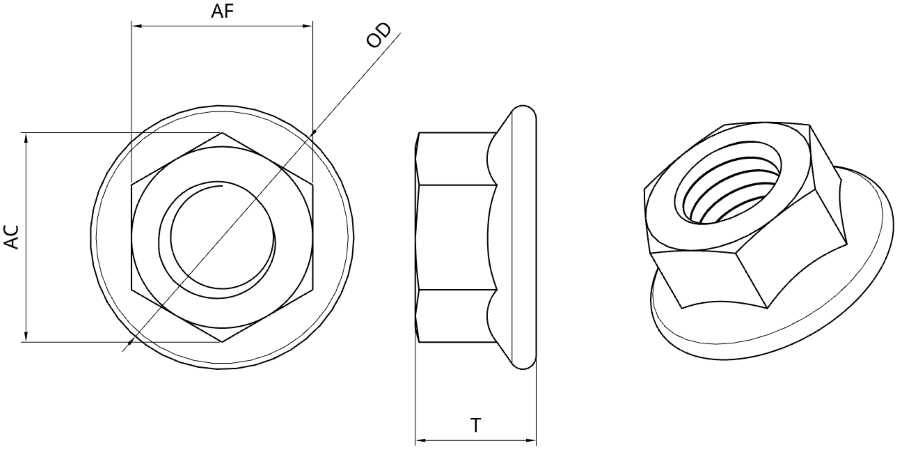 Flange Nuts Flange Nuts