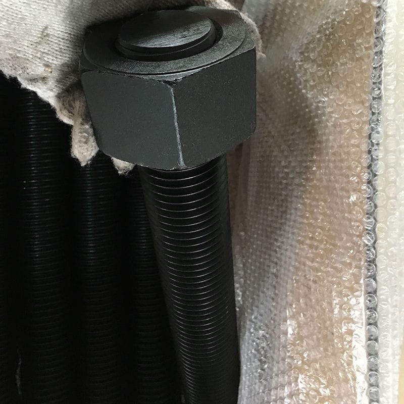 ASME B16.5 Full Thread Stud Bolt, ASTM A193 B7, 2 IN, 460 MM