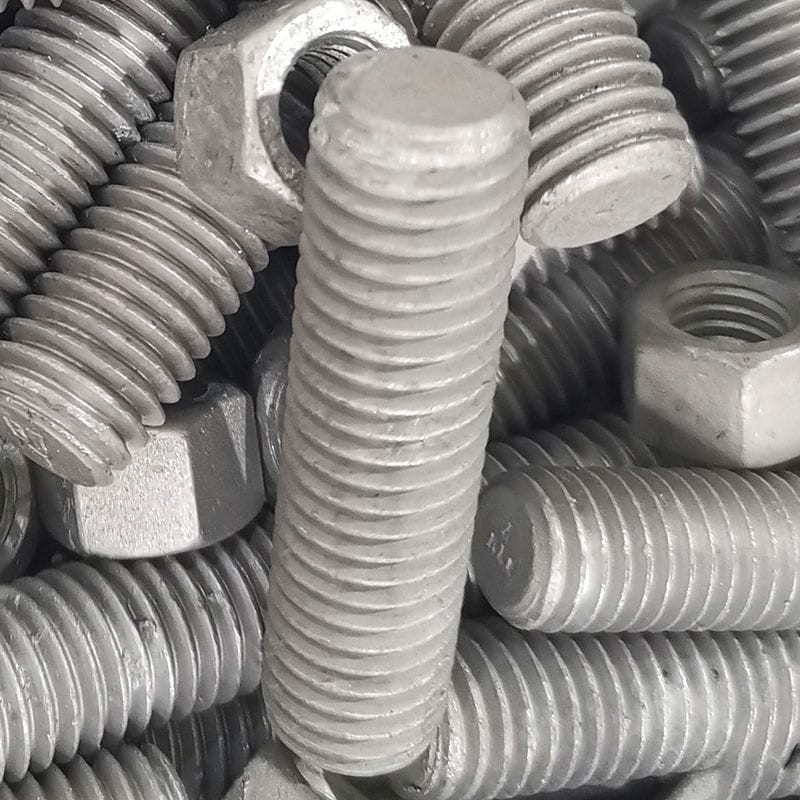 ASTM A153 Fully Threaded Rod, ASTM A193 Grade B7, M20, 85 MM