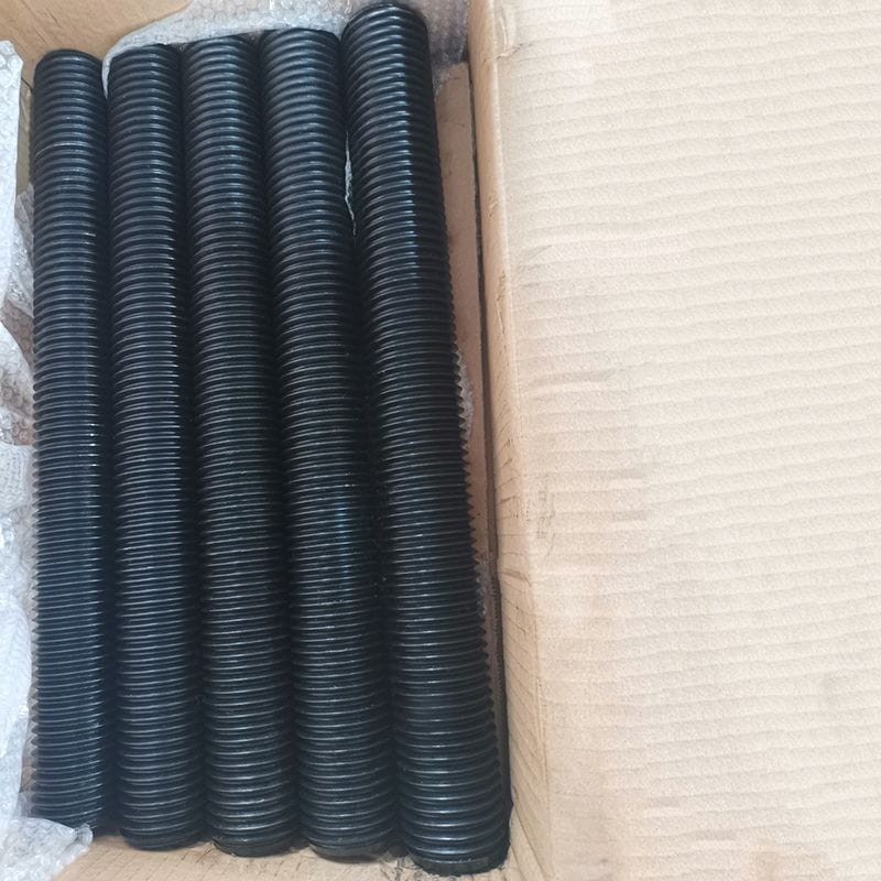 ASTM A193 B16 Threaded Rod, 4-1/2 UNC, 2 Inch, Black Oxide