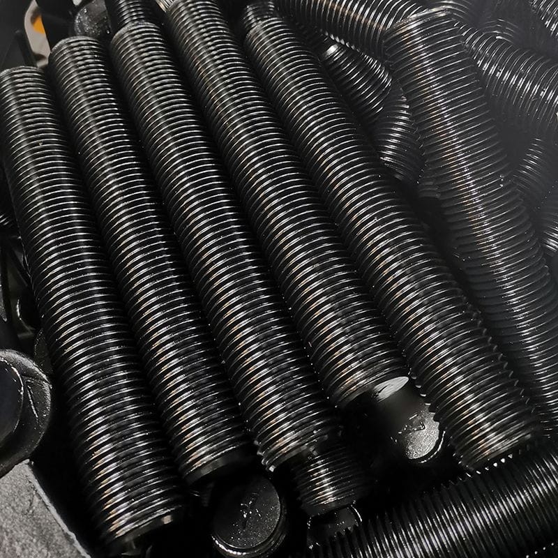 ASTM A193 B7 Fully Threaded Stud, 8 UNC, 1 Inch, Black Oxide