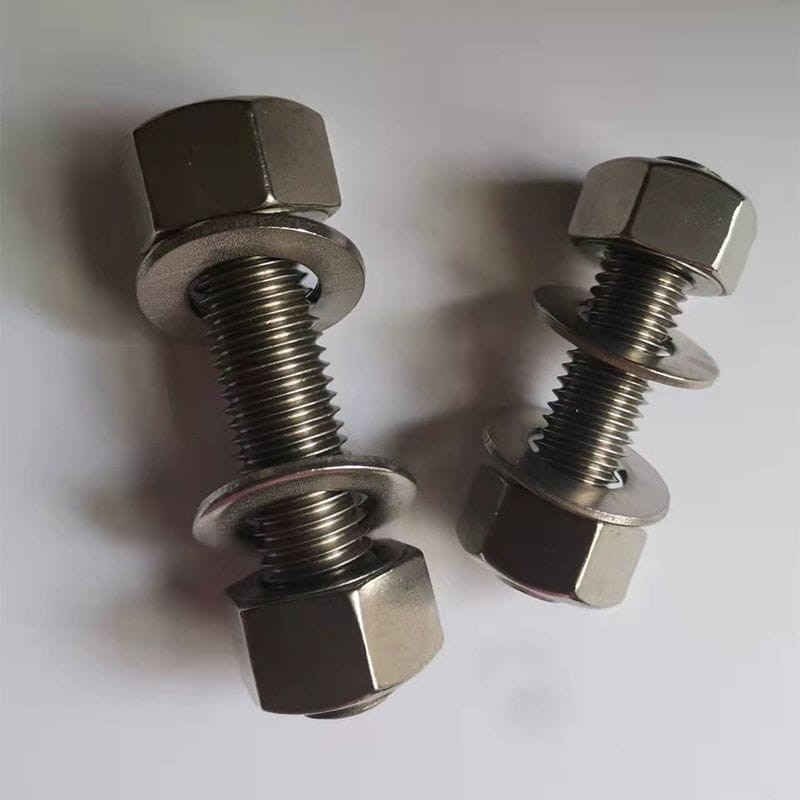 ASTM A193 B8M Bolt with Nuts, ASME B18.31.2, 1/2 IN, 13 UNC