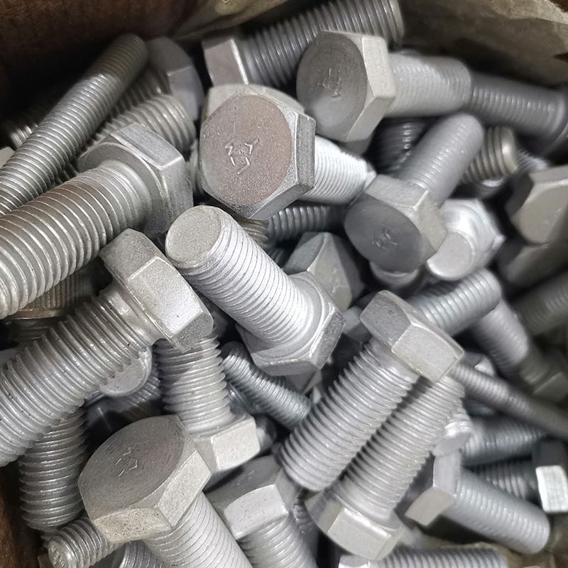 ASTM A320 L7M Hex Bolt, HDG, Zinc Plated, 3/4 Inch, 80 MM
