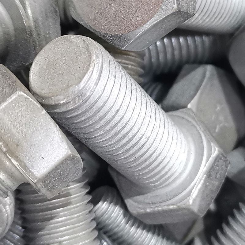 ASTM A320 L7M Hex Bolt, Hot Dip Galvanized, 1 Inch, 85 MM