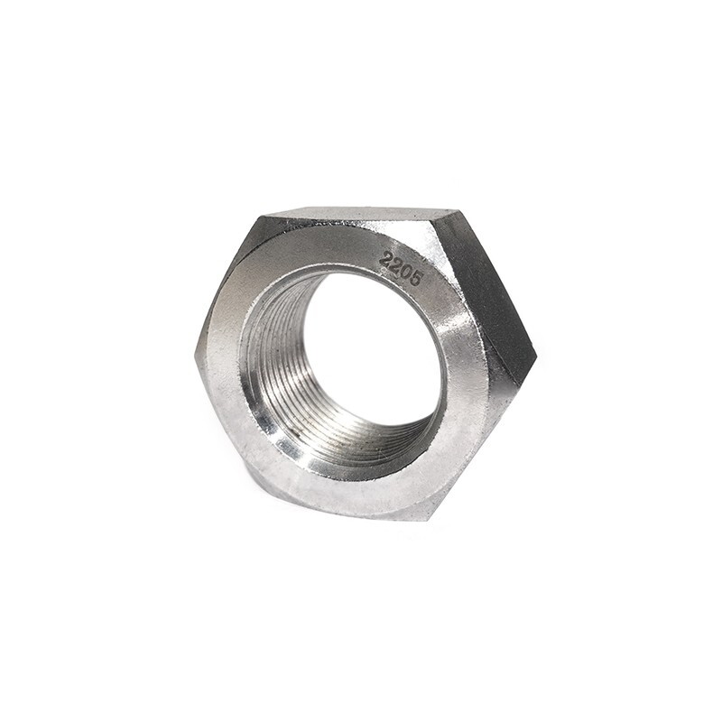 Duplex 2205 Hexagon Nut, UNS S32205, DIN 934, NACE MR0175, M80