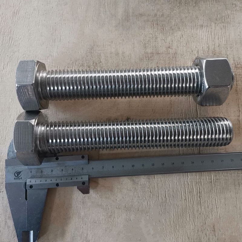 Full Thread Hexagonal Bolt, ASTM A320 B8M Class 2, DIN 933 Full Thread Hexagonal Bolt, ASTM A320 B8M Class 2, DIN 933