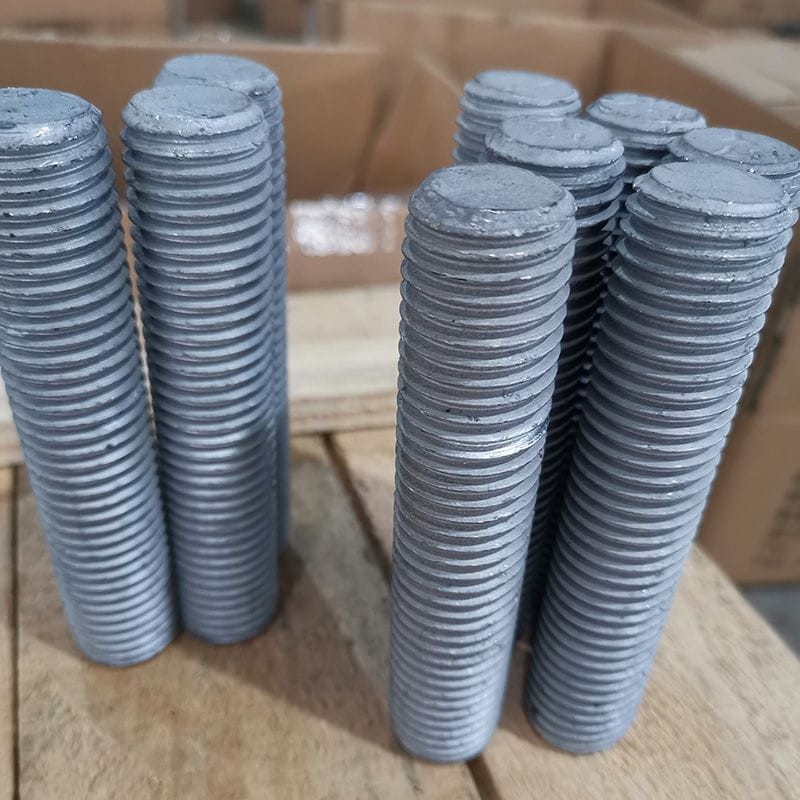 HDG Fully Threaded Rod, ASME A193 B7, ASTM A153, M12, 65 MM