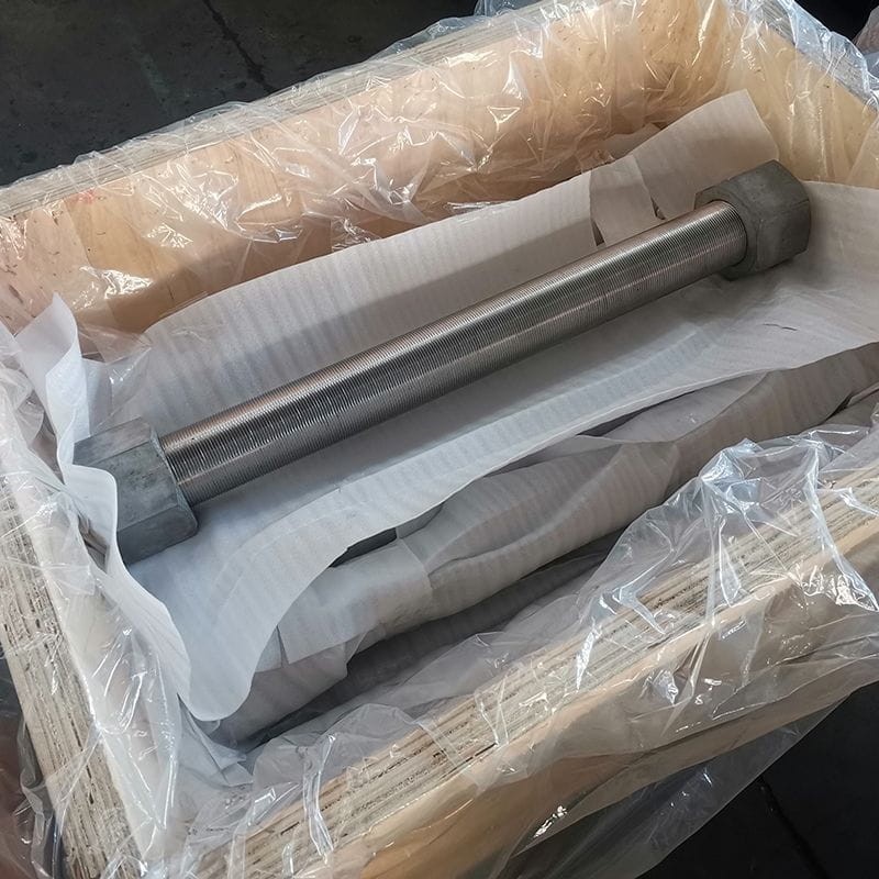 Inconel Alloy 718 Bolting, API 6A CRA, Class 2A, 3-1/2 Inch Inconel Alloy 718 Bolting, API 6A CRA, Class 2A, 3-1/2 Inch
