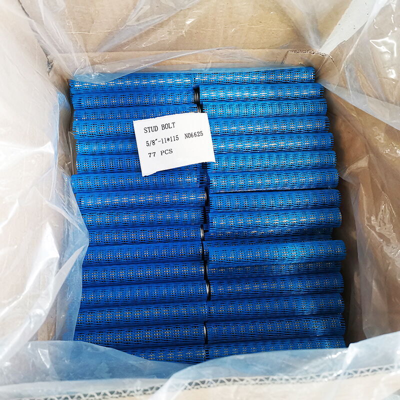 Nickel Alloy 625 Stud Bolt, UNS N06625, Class 8.8, 5/8 Inch
