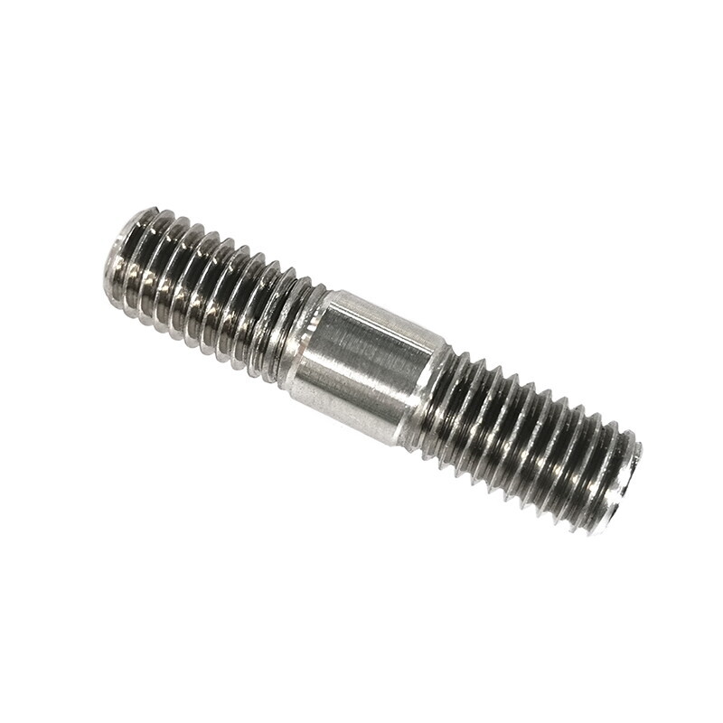 Nickel Alloy 800 Stud Bolt, UNS N08800, Double Threaded, 1 IN