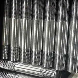 Double End Thread Stud Bolts, ASTM A193 B8M CL.2, 1 IN, 8 UN