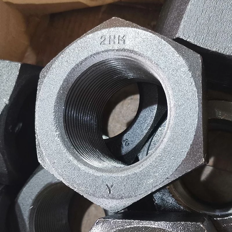 ASTM A194 2HM Heavy Hex Nut, ASME B18.2.2, 3 IN, Black Oxide