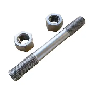 Alloy 200 Double Threaded Bolt, W.Nr.2.4060, Class 8.8, M30