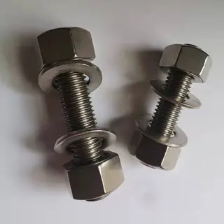 ASTM A193 B8M Bolt with Nuts, ASME B18.31.2, 1/2 IN, 13 UNC