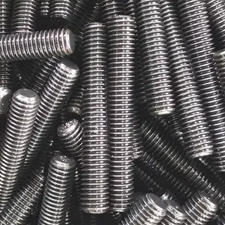 ASTM A320 L7M Threaded Rod, Black Finish, ASME B1.1, 60 MM