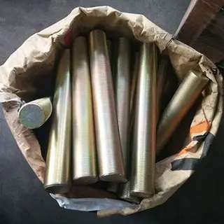 ASTM A193 B7 Rod with Chamfer, Full Thread, ASME B16.5