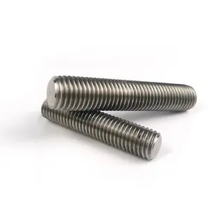 SS 316 Full Thread Bolt, ASTM A193 B8M, 5/8 Inch, 75 MM