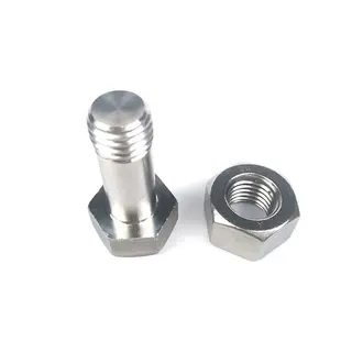 ANSI B18.2.1 Hex Head Bolt, ASTM A193 B8M, 7/8 Inch, 7 UNC