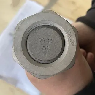 Inconel 718 Screw, 2 Hex Nuts, ASTM B637 UNS N07718, ISO 261