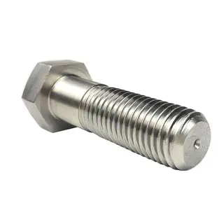 SS 304 Hex Head Bolt, ANSI B18.2.1, 1-1/8 Inch, 65 MM, 7 UNC