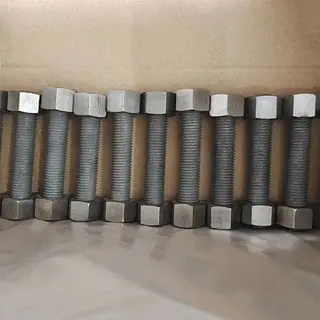 Fully Threaded Stud Bolt, 2 Hex Nuts, UNS N07718, ISO 261