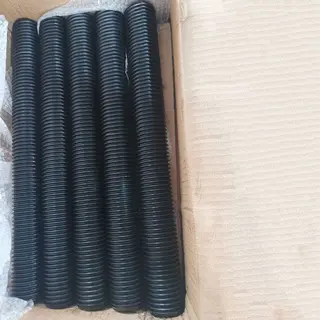 ASTM A193 B16 Threaded Rod, 4-1/2 UNC, 2 Inch, Black Oxide