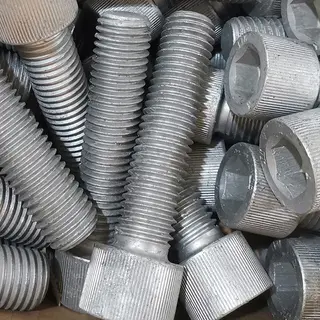 HDG Hex Socket Head Bolt, 3/4 Inch, 10 UNC, Class 2A, 80 MM