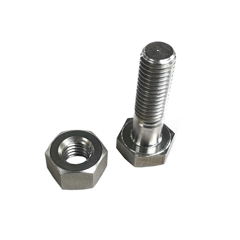 DIN 933 Bolt & Nut, Incoloy 825, UNS N08825, NS1402, 2.4858