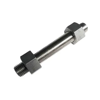 ASTM B637 UNS N07718 Stud, Inconel 718, Ni-Cr Alloy, 1 Inch