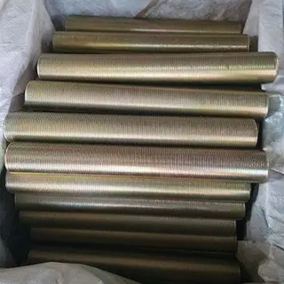 ASTM A193 B7 Bolt and Nut, ASME B16.5, 2.5 Inch, Zinc Plated