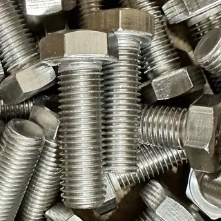 ASTM A193 B8M Hex Cap Screw, SS 316, 10 UNC-2A, ANSI B18.2.1