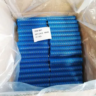 Nickel Alloy 625 Stud Bolt, UNS N06625, Class 8.8, 5/8 Inch