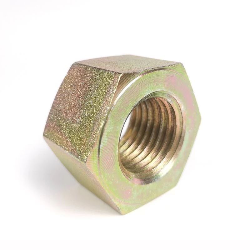 API 20E Heavy Hex Nuts, BSL 2, 1-1/4 IN, Yellow Zinc Plated