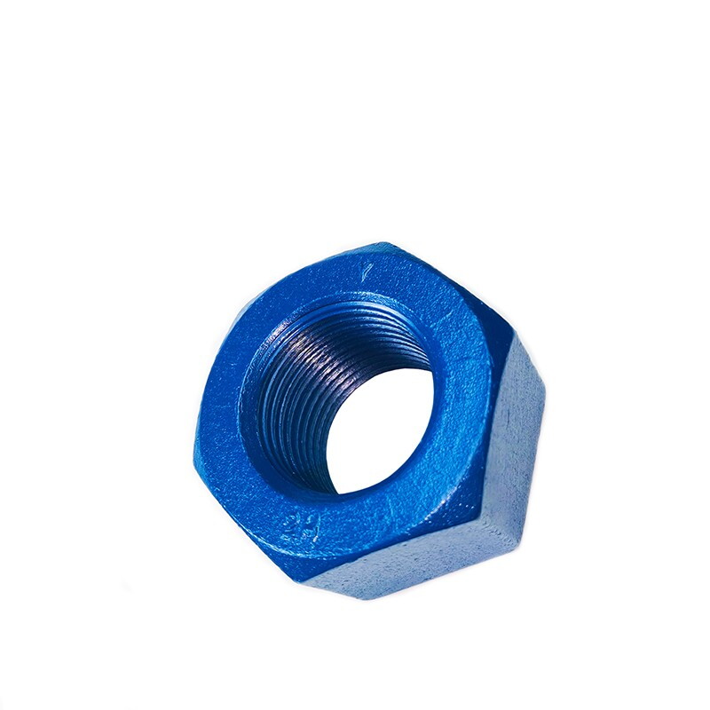 Teflon Coated Hex Nut, ANSI B18.2.2, ASTM A194 2H, 1 Inch, 8 UN