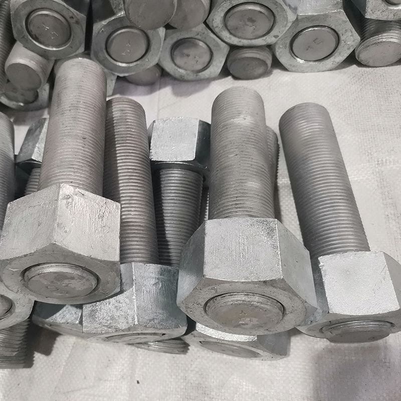 Zinc-Nickel Coated Bolt and Nut, ASTM A320 L7, 2 IN, 150 MM