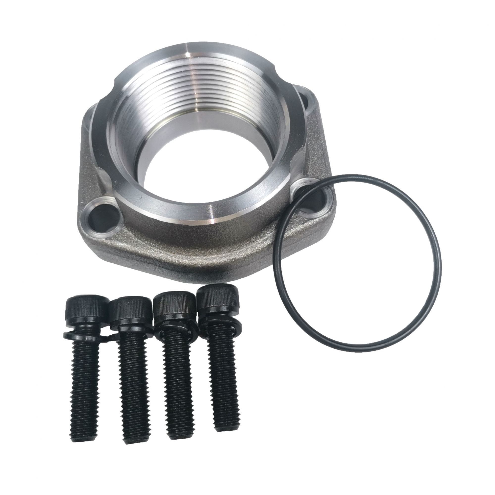 Female NPT 4-Bolt Flange, SAE J518 Code 61, 1-1/4 Inch
