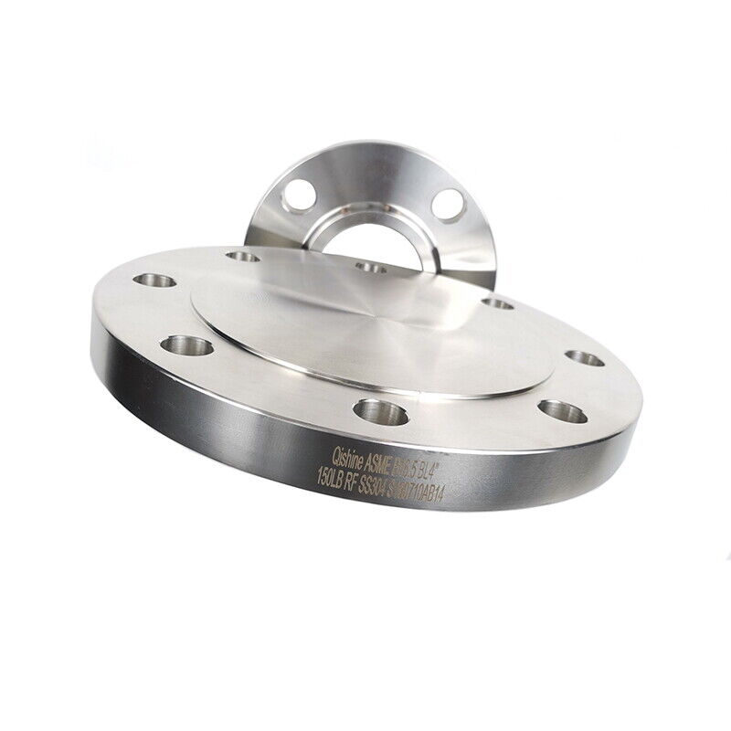 Raised Face Blind Flange, ASTM A182 F304, 4 IN, CL 150 LB