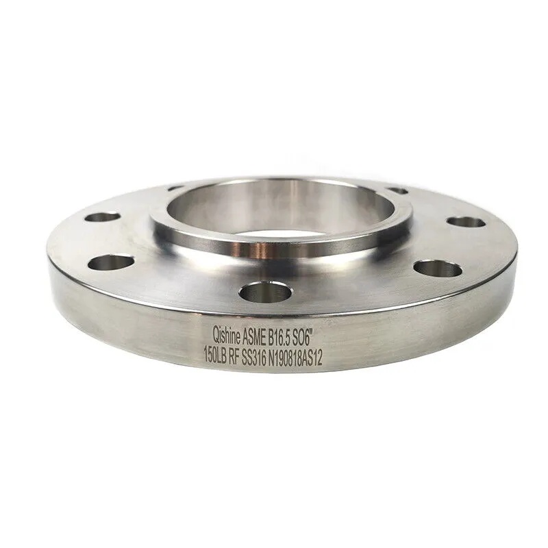 6 Inch SO Flange, ANSI B16.5, Stainless Steel, CL 300 LB, RF